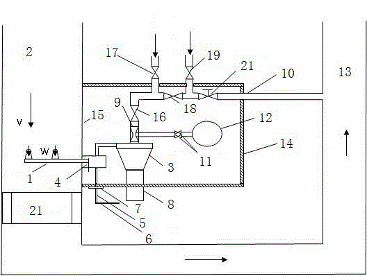 A fixed fly ash sampling device and method for a coal-fired boiler