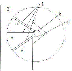 A fixed fly ash sampling device and method for a coal-fired boiler