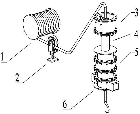 Multiple protection devices for fast locking wire ropes at the wellhead for oil development