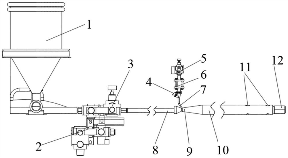 A directional fracturing roof control and pressure relief device for hard roof