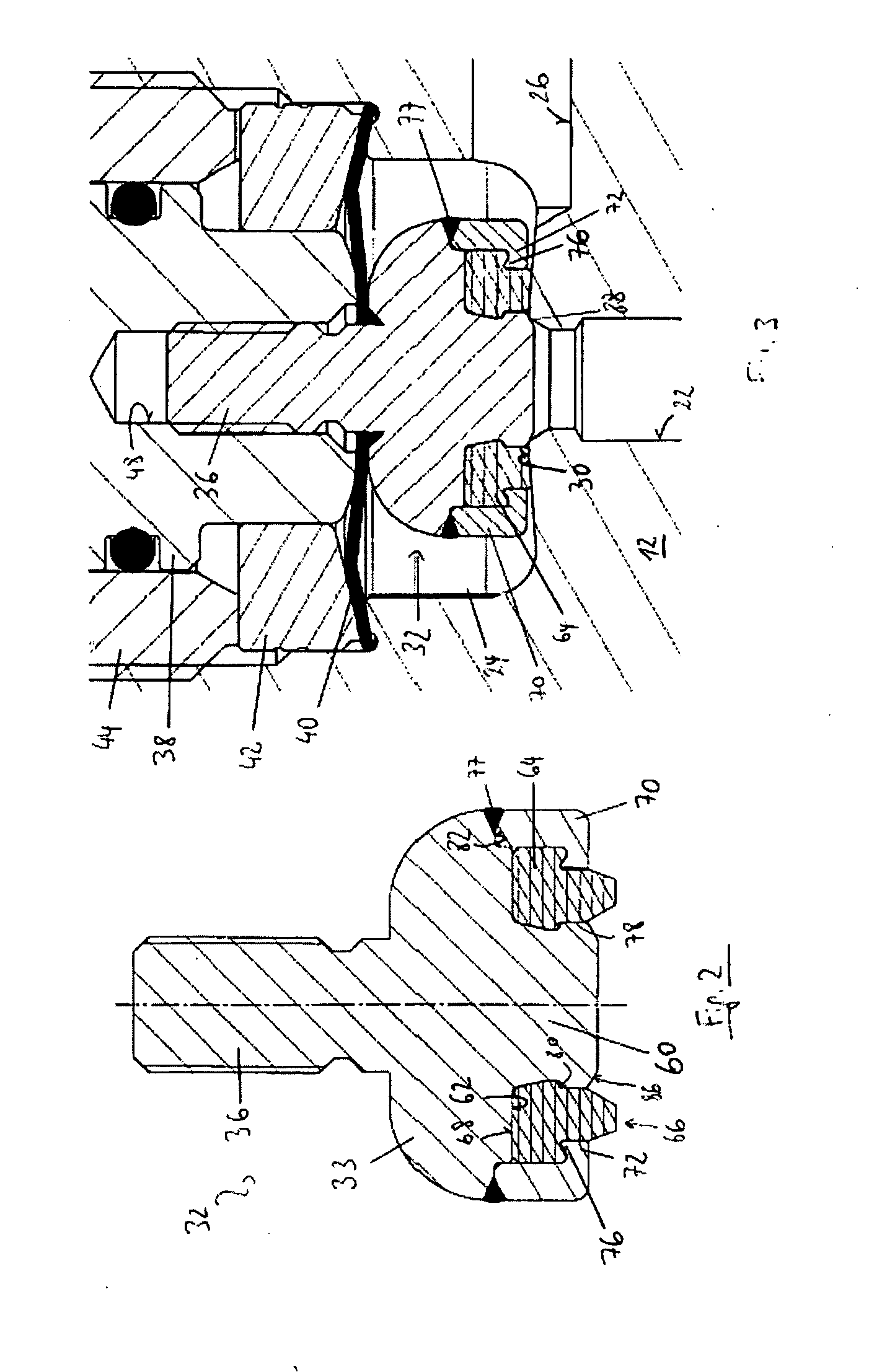 Valve, namely for bottles for ultra-high purity gas