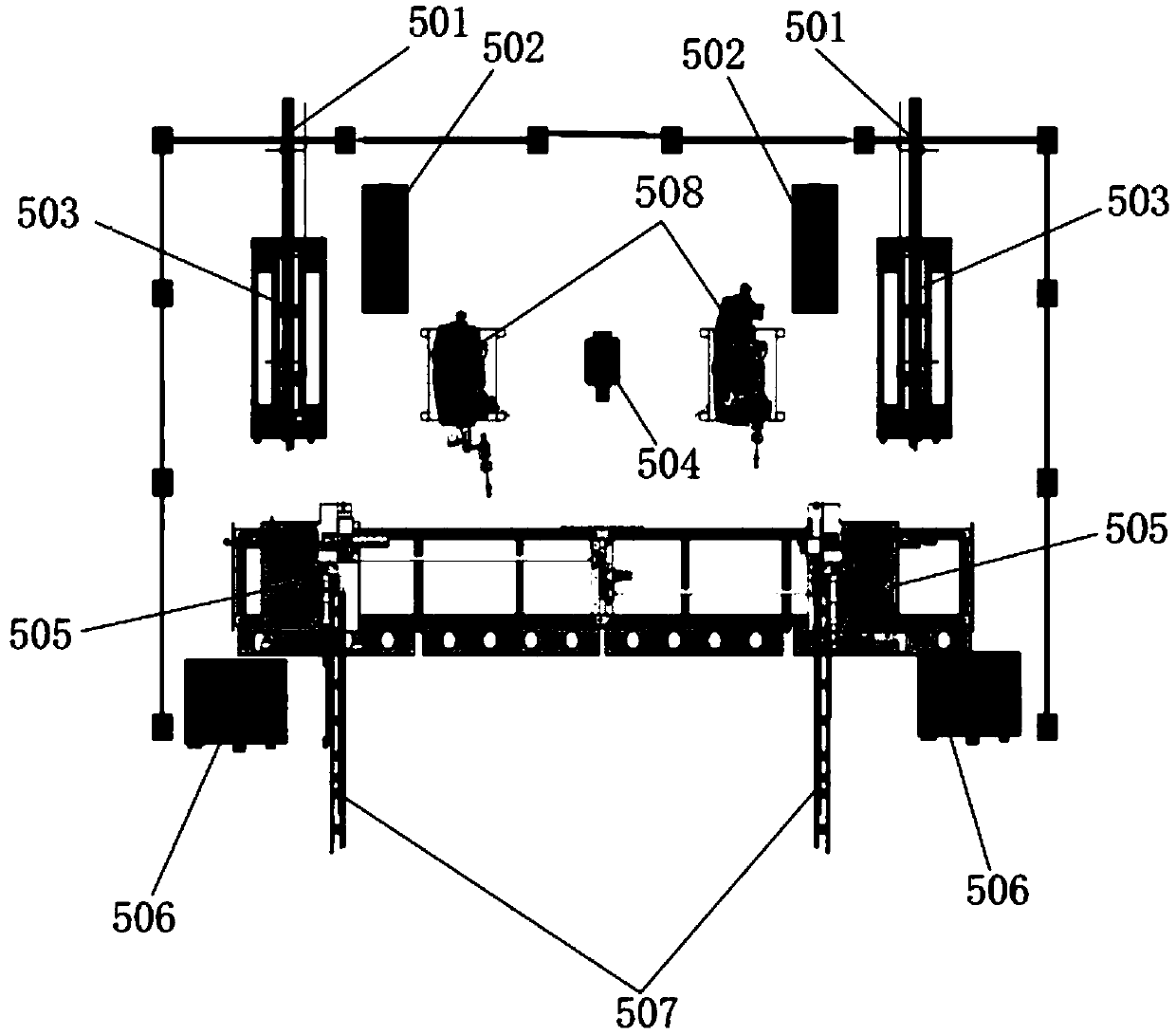 A fully automatic welding equipment