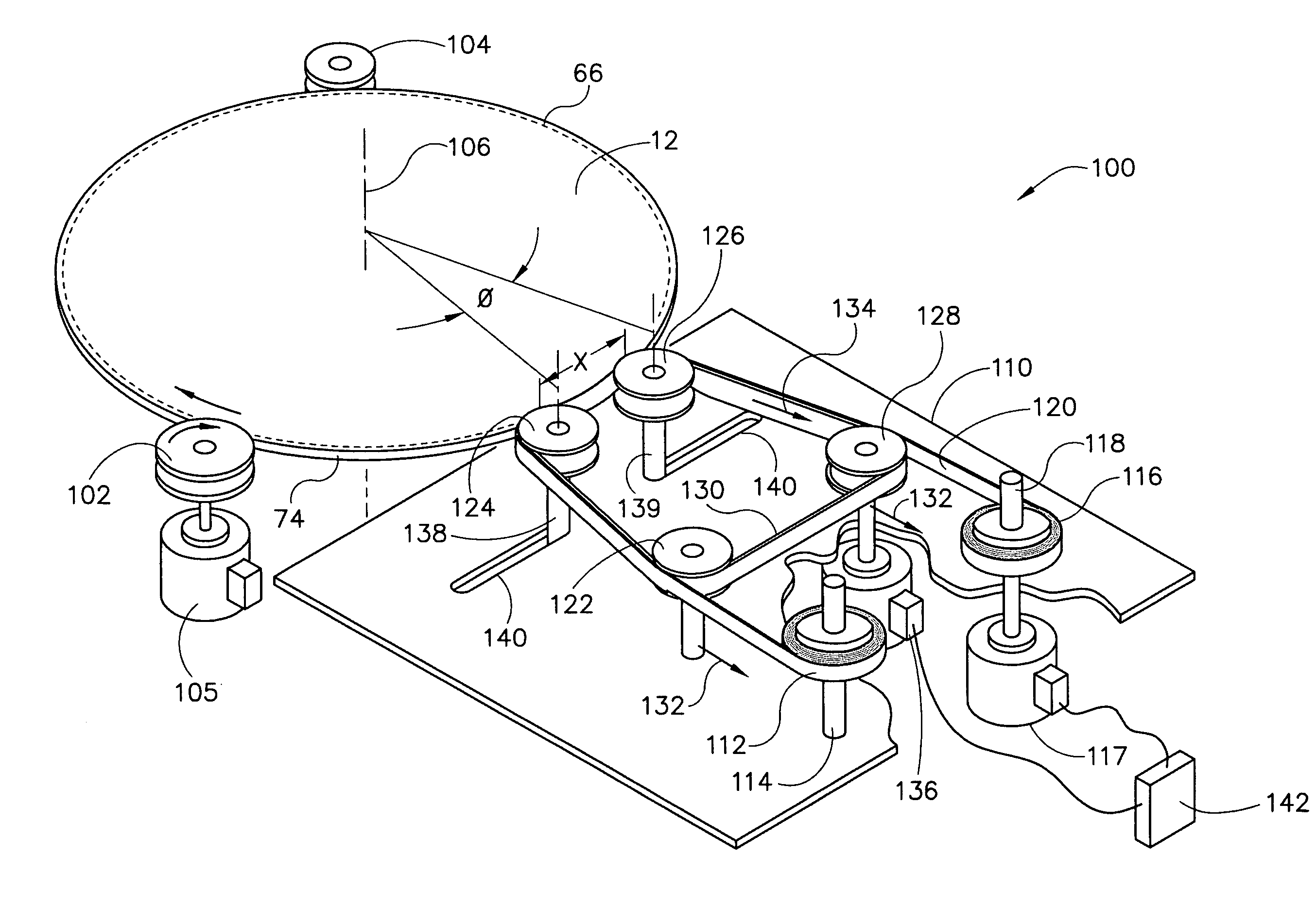Process tape for cleaning or processing the edge of a semiconductor wafer