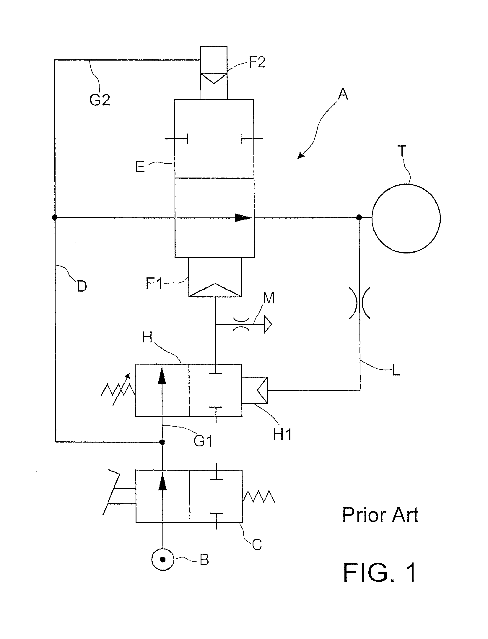 Device for feeding a fluid to a vessel to be filled