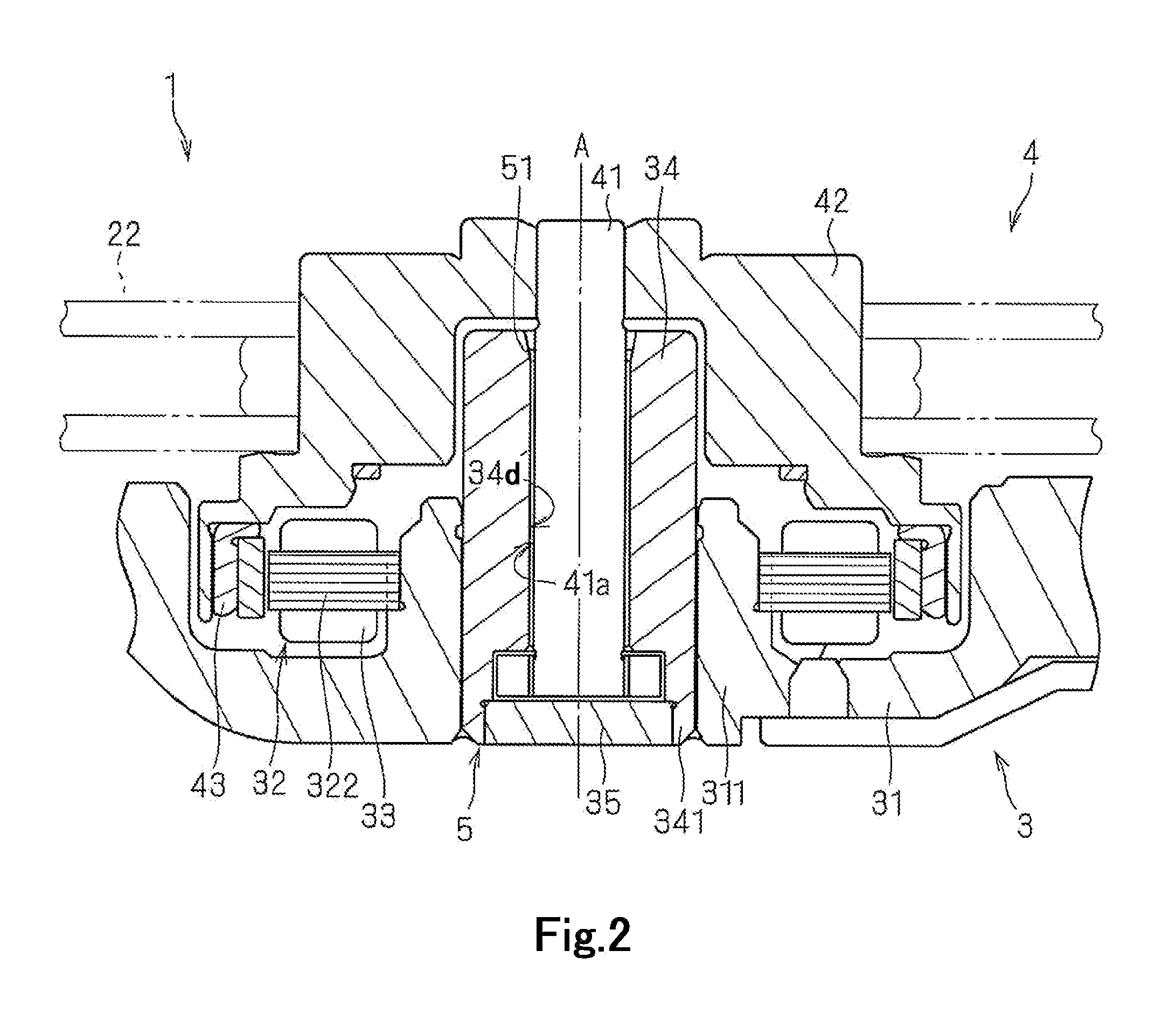 Spindle motor, disk drive apparatus using spindle motor, and method of manufacturing spindle motor