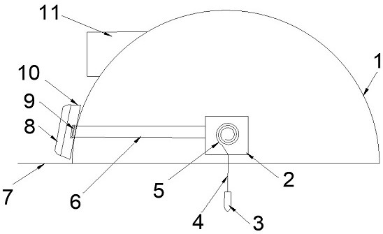 Multifunctional mining safety helmet