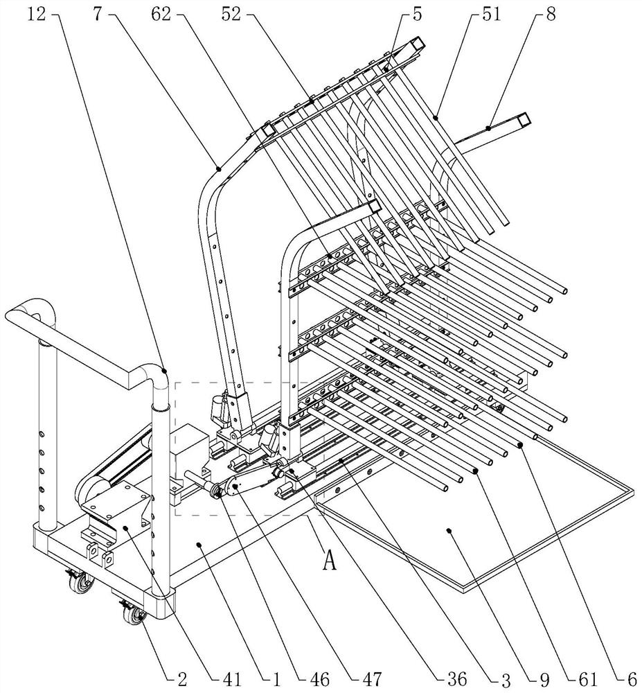 A cross-mechanical vibrating wolfberry harvester