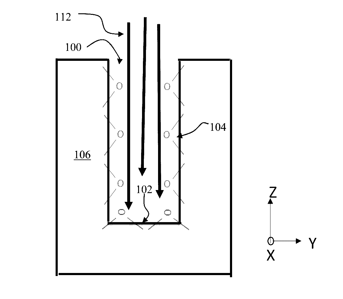 Techniques for filling a structure using selective surface modification