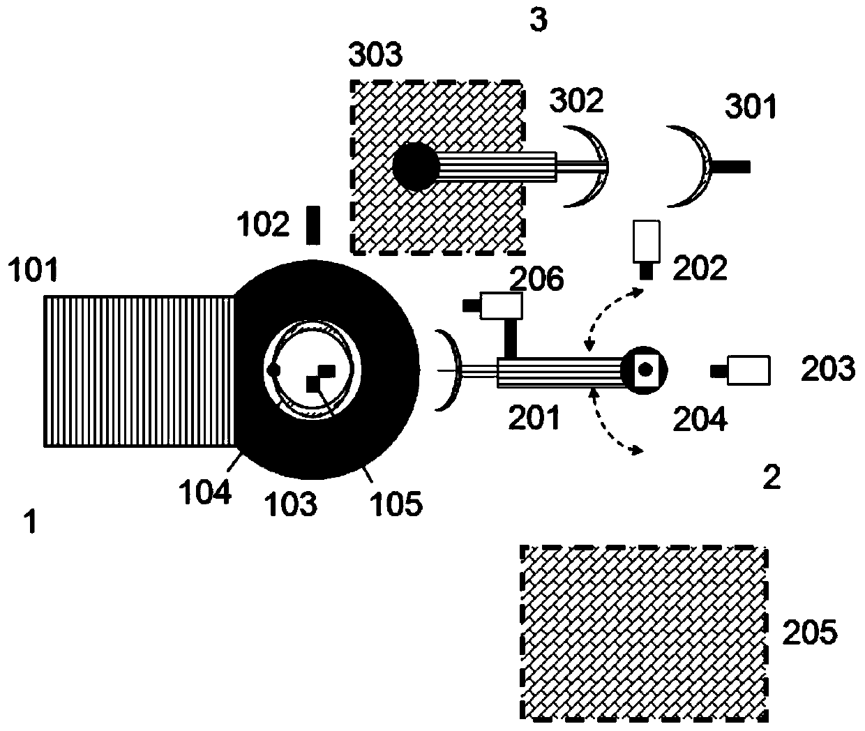 A basketball stacker that can detect basketball roundness and surface defects