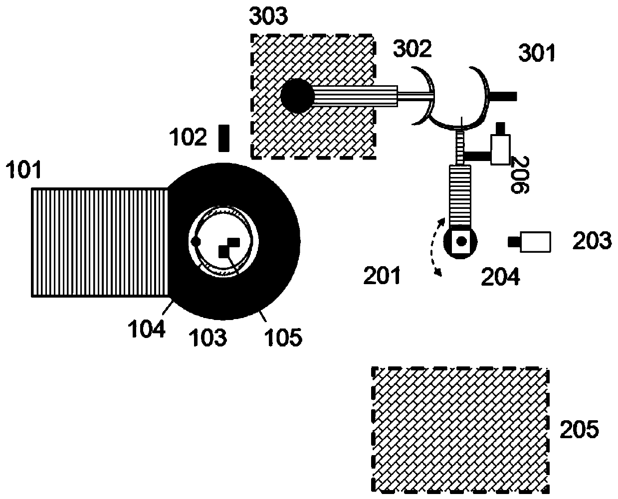 A basketball stacker that can detect basketball roundness and surface defects