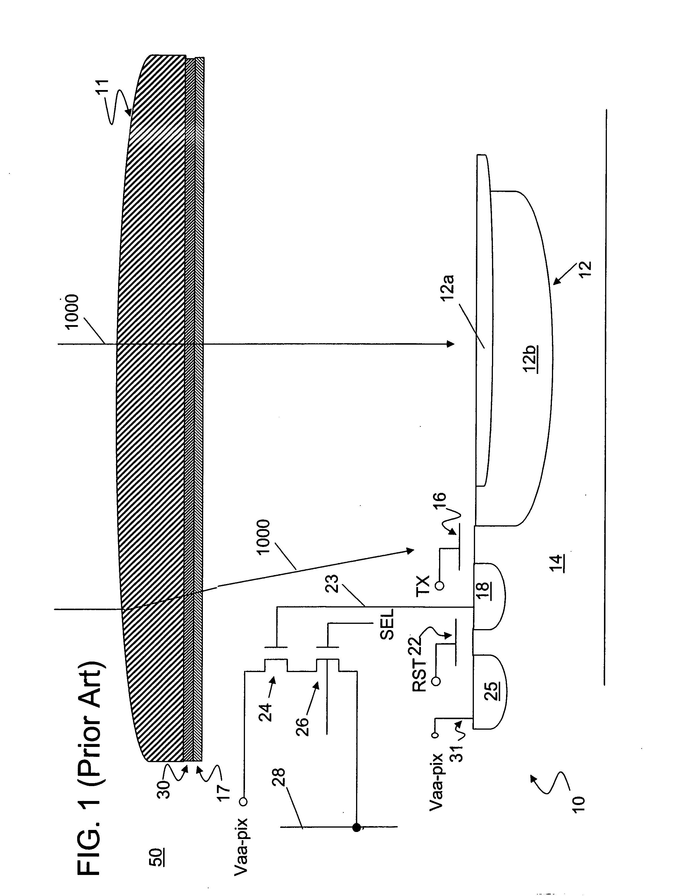 Phase shift transparent structures for imaging devices