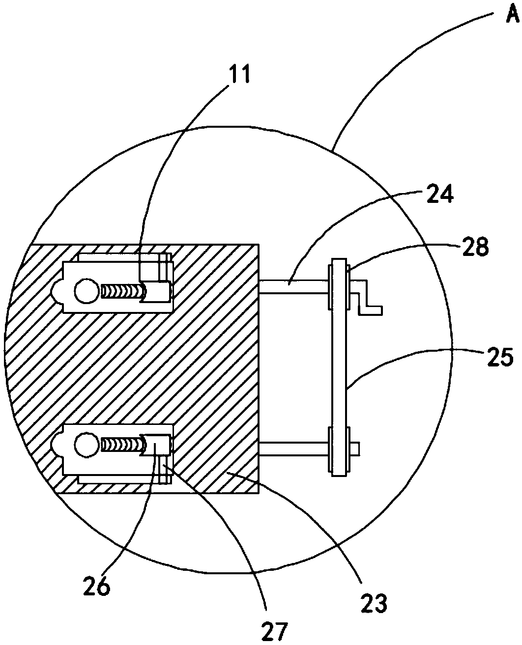 Tightening device for electric power construction