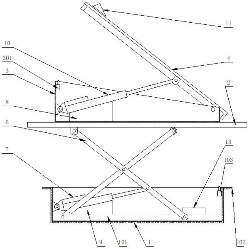 Intelligent airing system for cable trench of transformer substation and working method of intelligent airing system