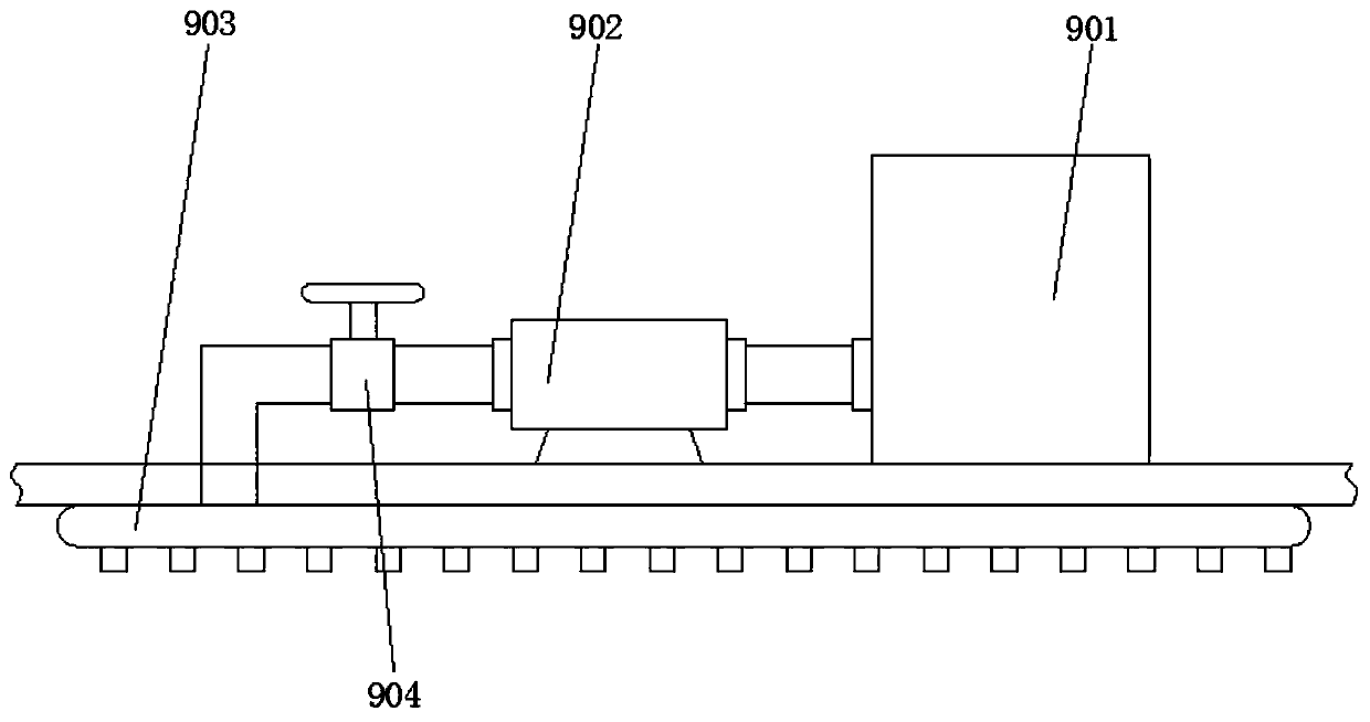 Vacuum stirring starching machine applied to quick-frozen fish slice processing