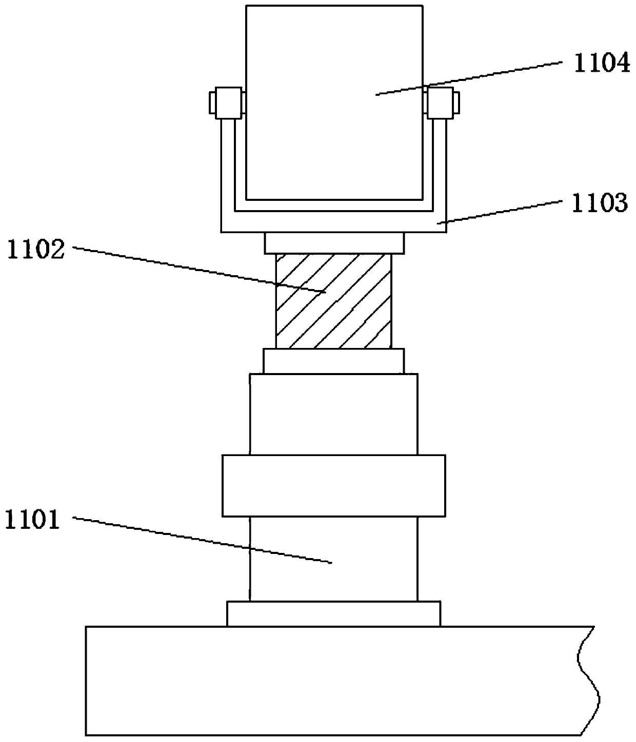 Vacuum stirring starching machine applied to quick-frozen fish slice processing