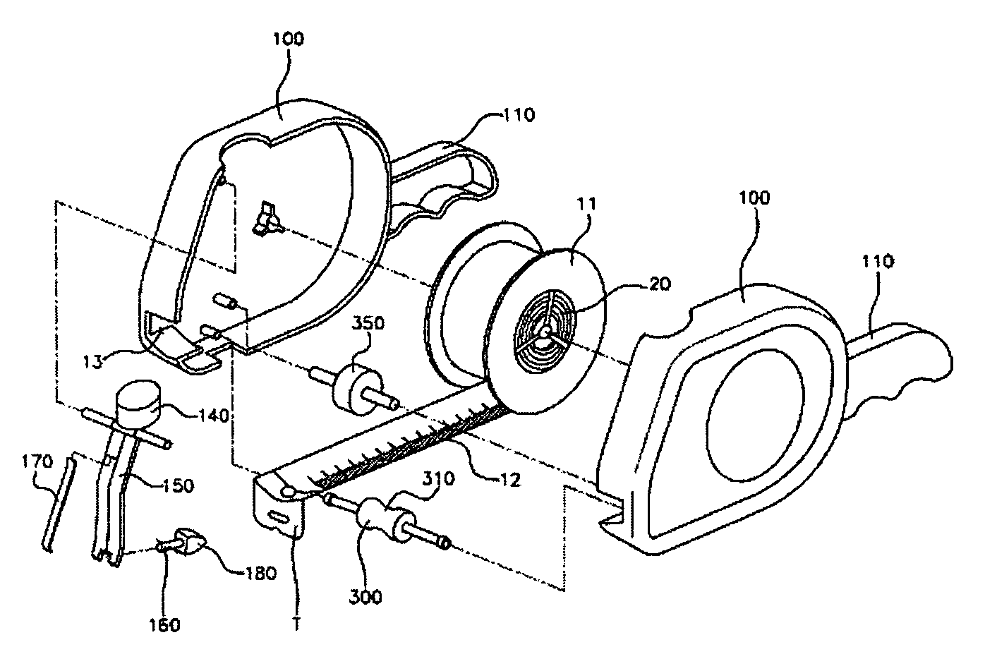 Tape measure with automatic blade extension mechanism