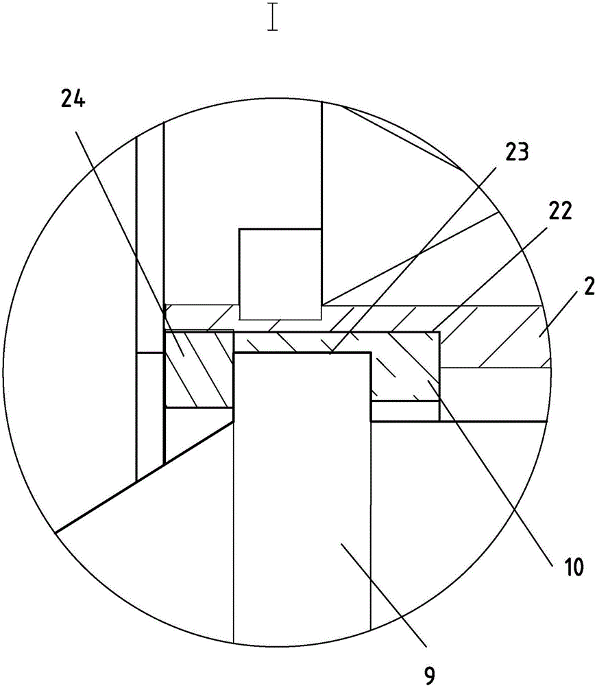 Ultrasonic helical hole milling device and machining method