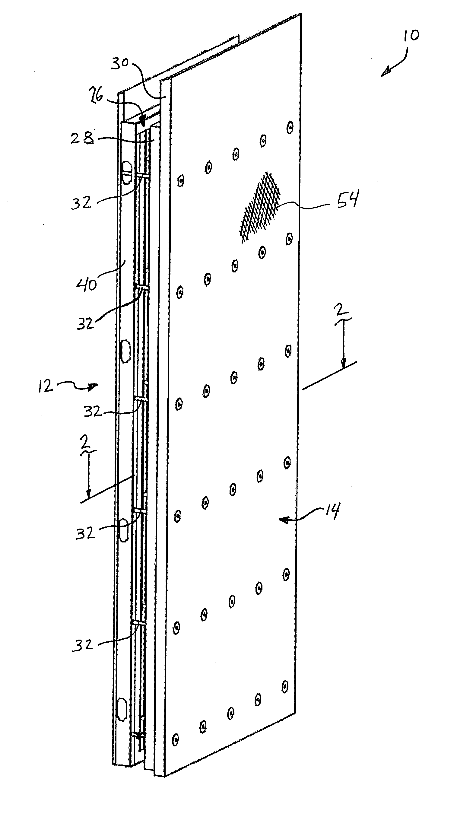 Modular concrete form panel