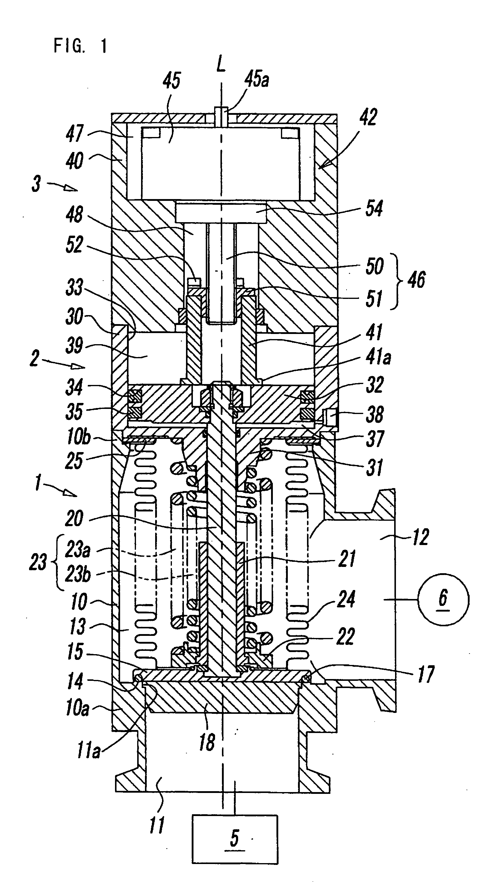 Vacuum regulating valve
