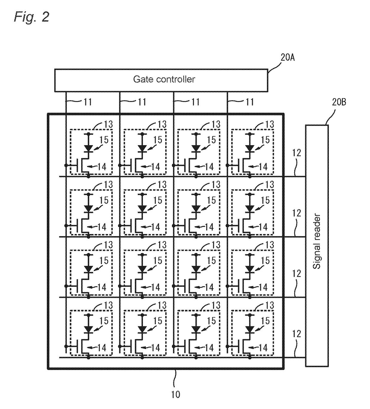 Imaging panel, method of producing imaging panel, and x-ray imaging device