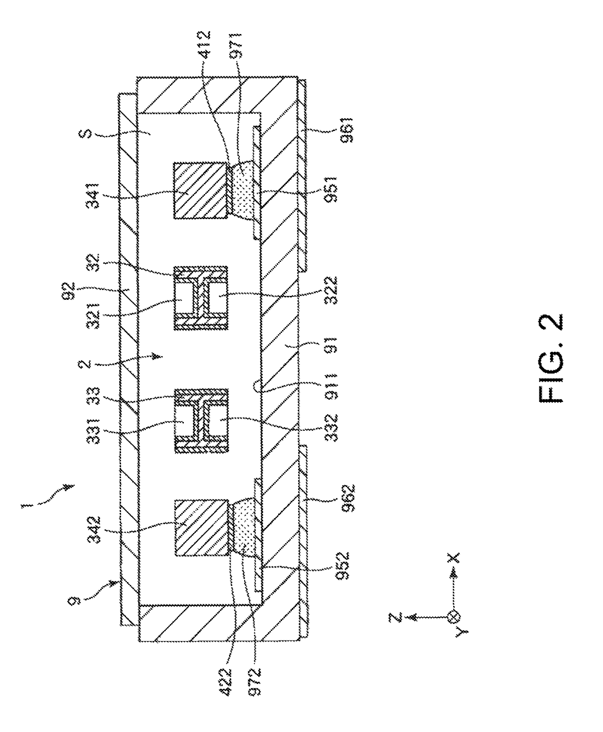 Vibrator, oscillator, electronic device for controlling internal resonance between inherent vibration modes