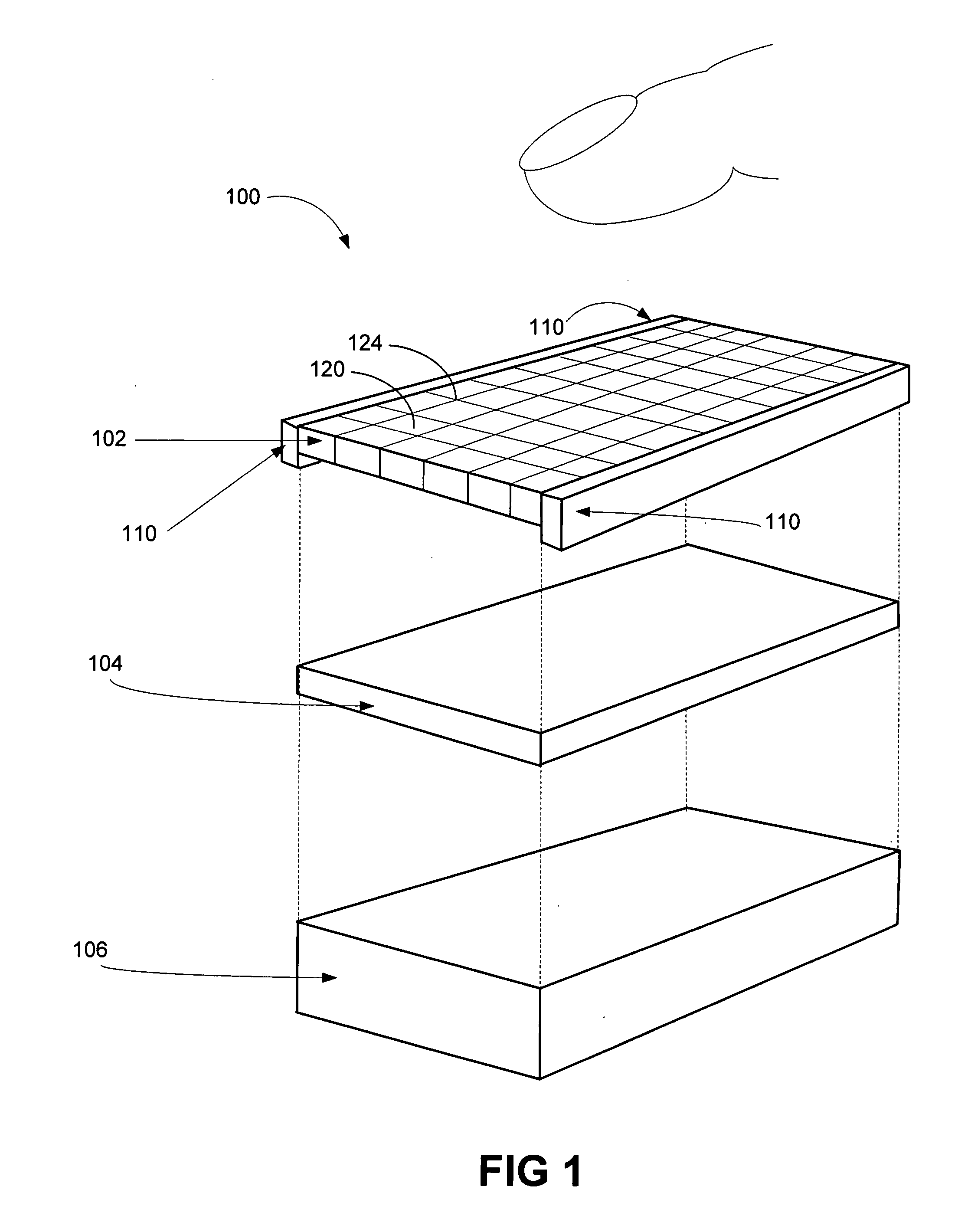 Method and apparatus for multi-touch tactile touch panel actuator mechanisms