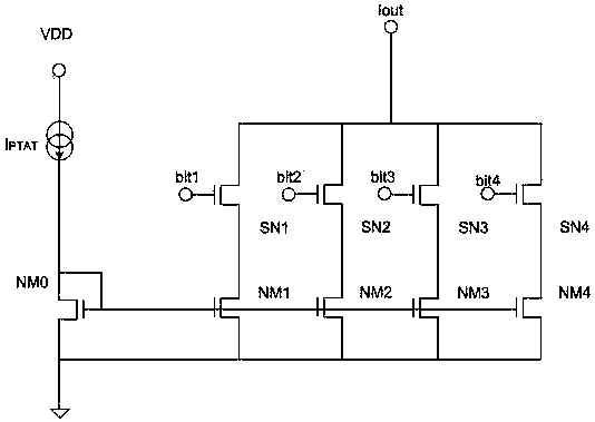 Magnetic sensitivity temperature compensation circuit and programmable linear Hall sensor chip