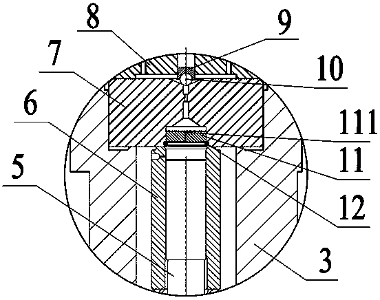 Single-column control valve of ejector