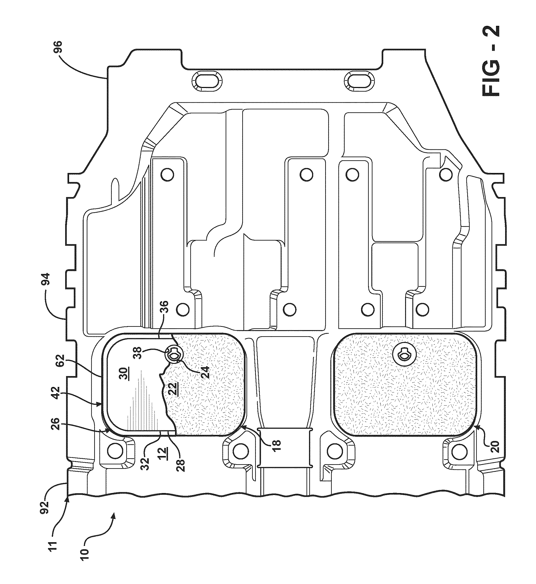 Removable in-floor storage device