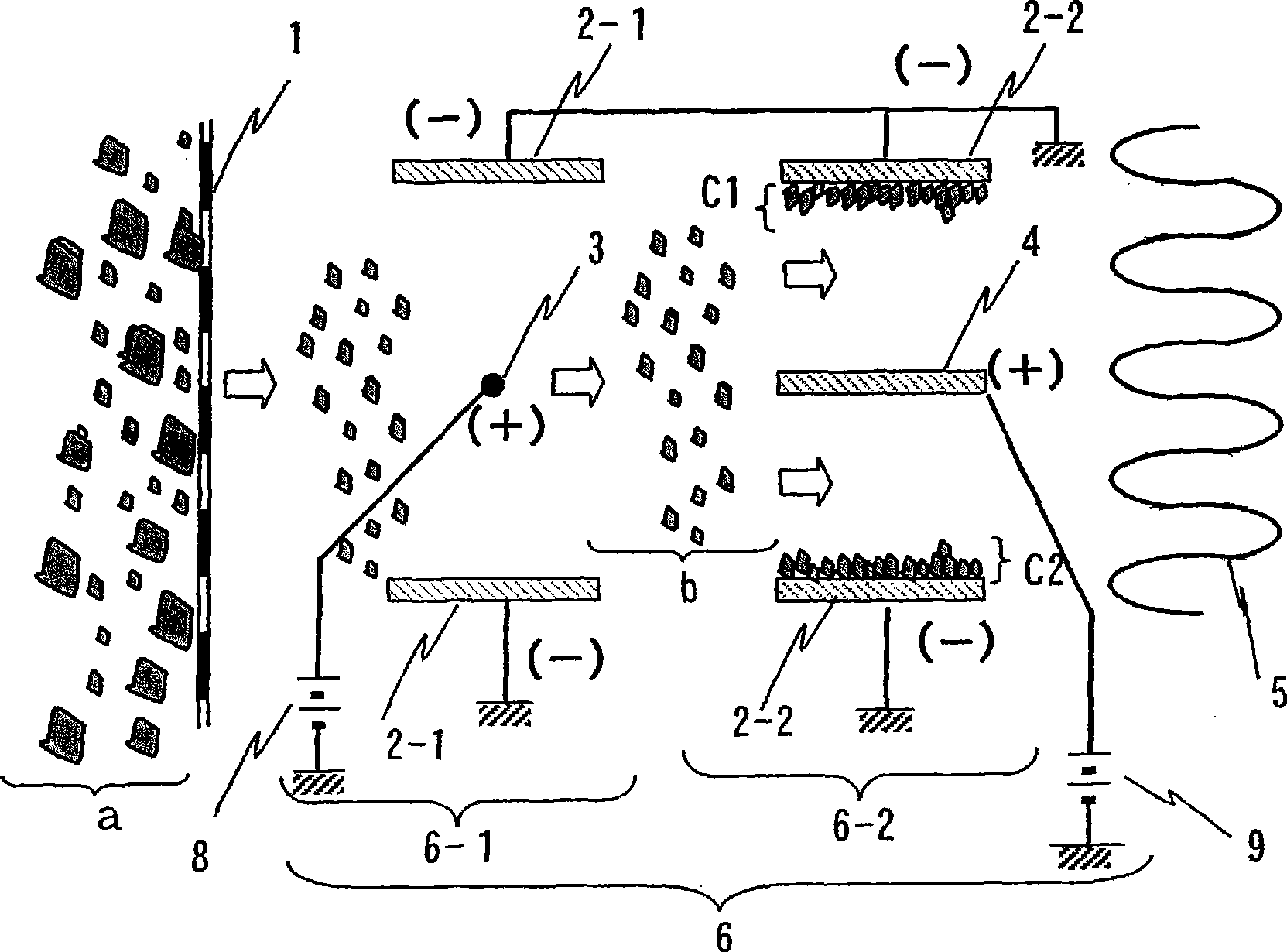 Projection map display device