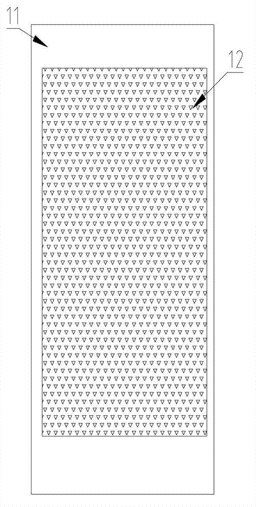 Integral forming die for anti-sliding layer on surface of glass reinforced plastic product and production method