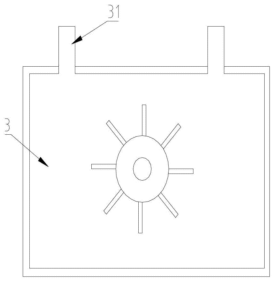 Integral forming die for anti-sliding layer on surface of glass reinforced plastic product and production method