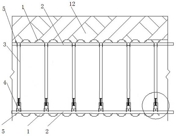 Larsen steel sheet pile support structure and support method