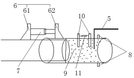 Larsen steel sheet pile support structure and support method