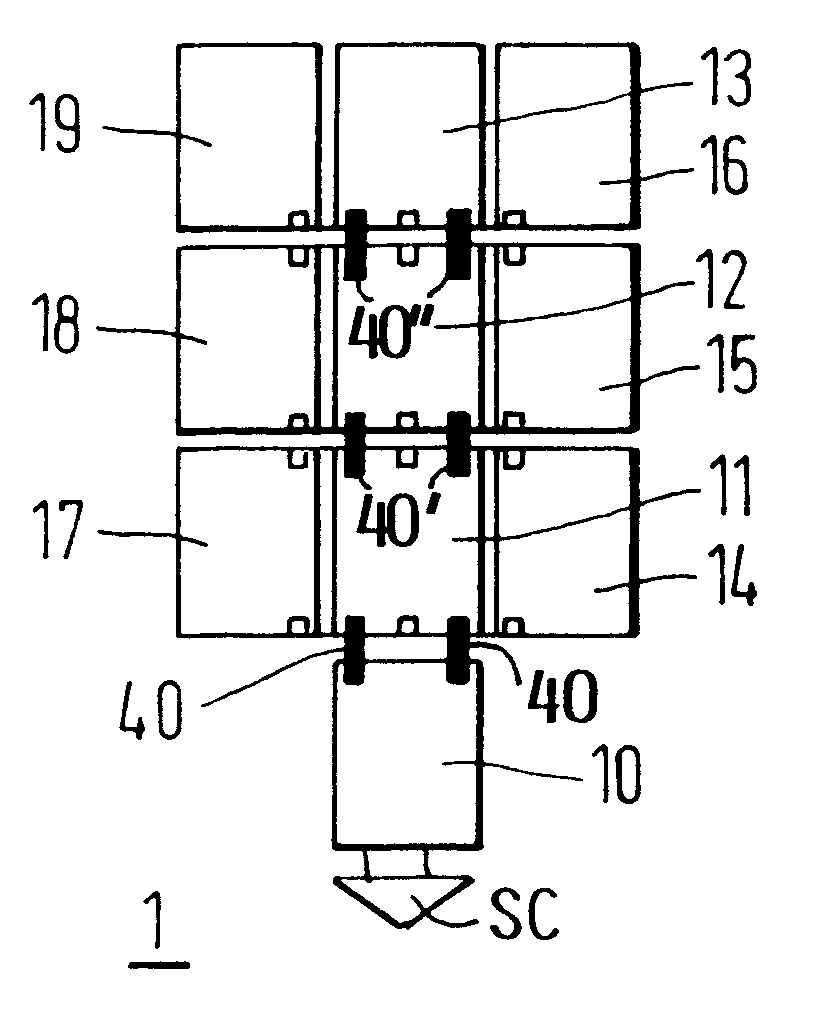 Solar generator with foldable panels especially for a spacecraft