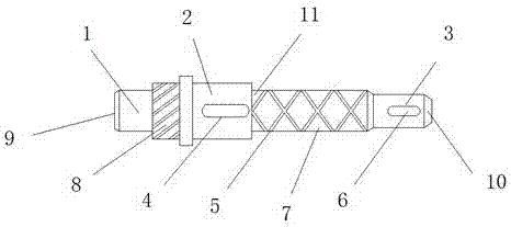 Gear shaft with dust cover