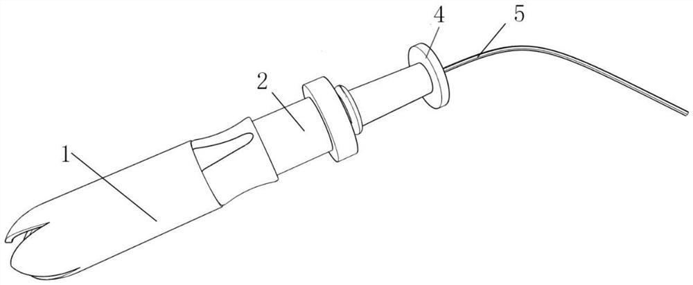 Tampon with built-in catheter easy to push and preparation method of tampon