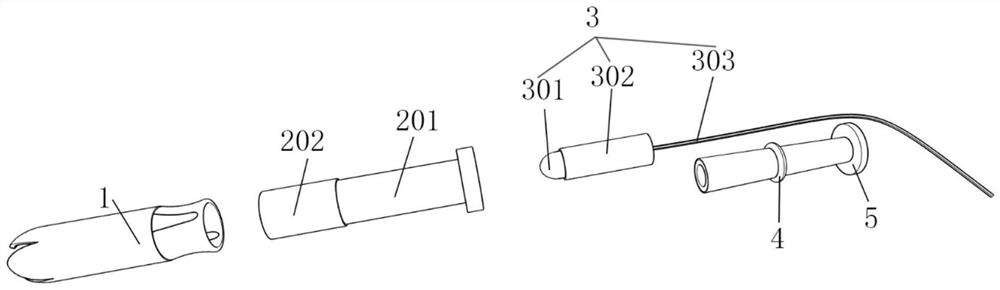 Tampon with built-in catheter easy to push and preparation method of tampon