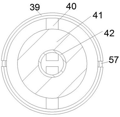 A clamping and spraying device for surface sandblasting