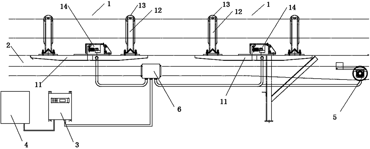 High-precision suspension array belt metering scale