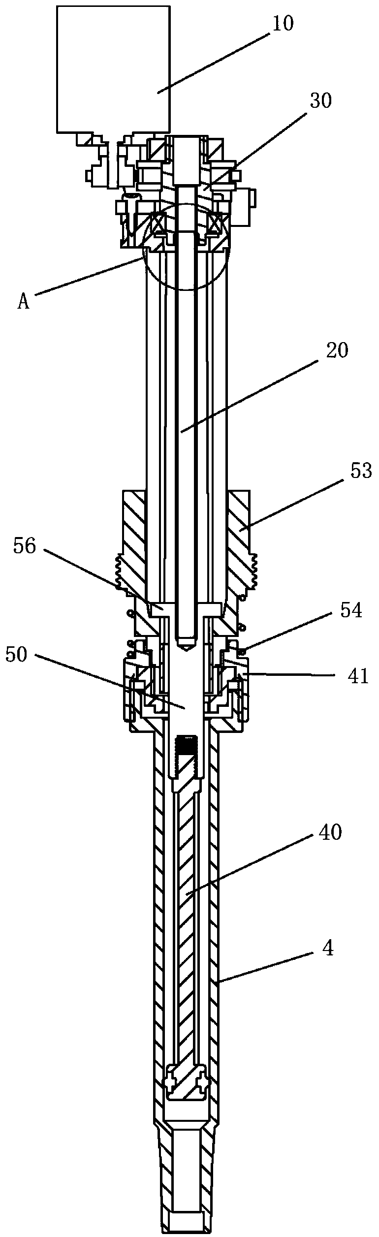Clutch mechanism of electric pipette