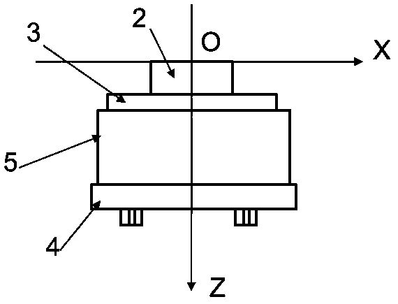 Rectangular waveguide four-path coaxial power divider based on metal ridge