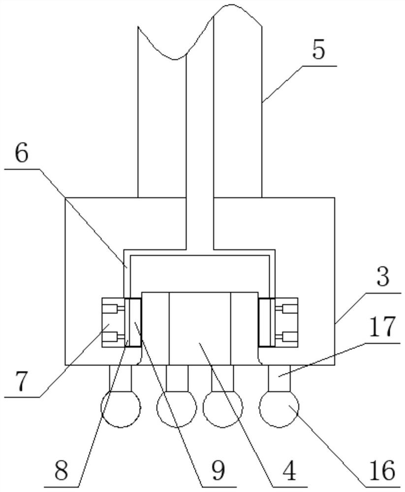 Multi-head screw tightening device capable of preventing screw from being scratched