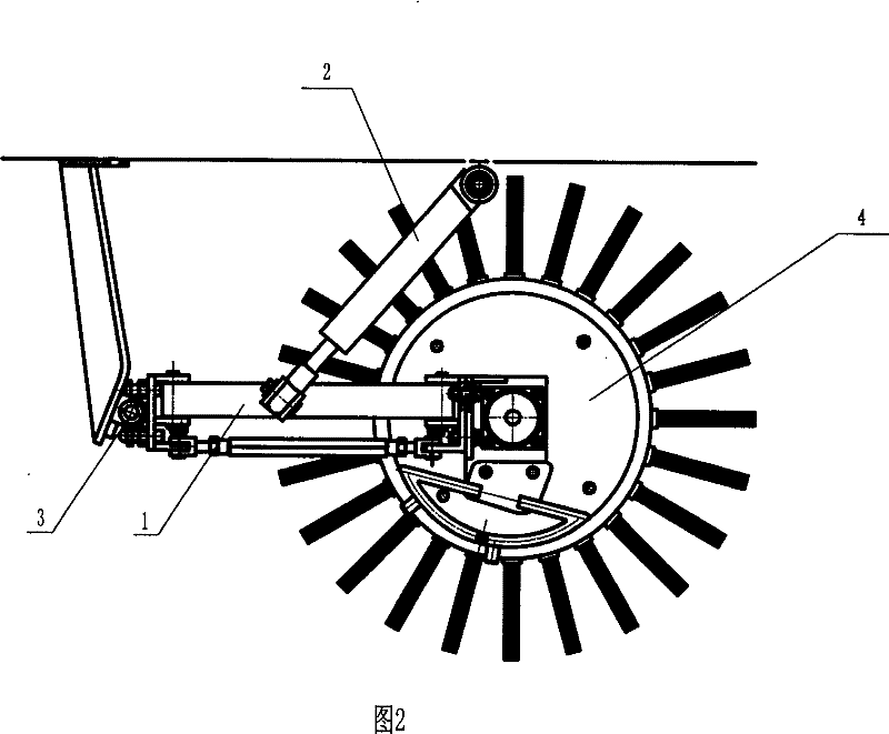 Method for avoiding obstacle for side brush of sweeping car and anti-collision retraction mechanism