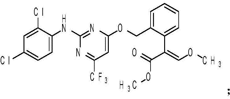 A kind of composition containing pyrimethan and its application