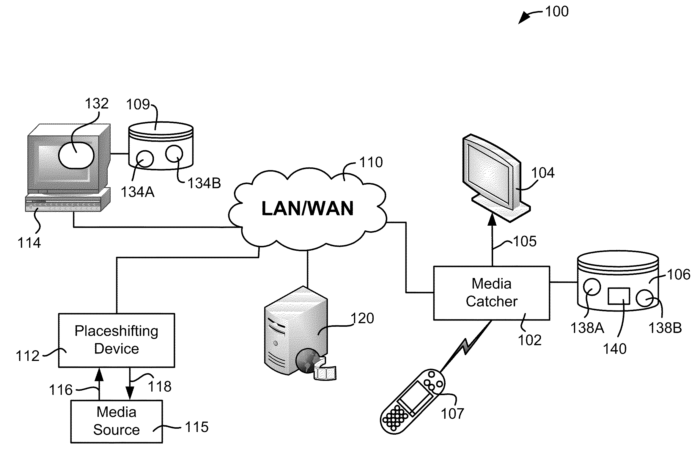 Systems and methods for creating logical media streams for media storage and playback