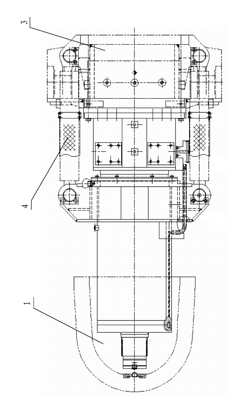 Retractable tunneling machine convenient for underground transport