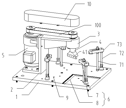 Wear-resistance testing mechanism for rice cooker liner coating