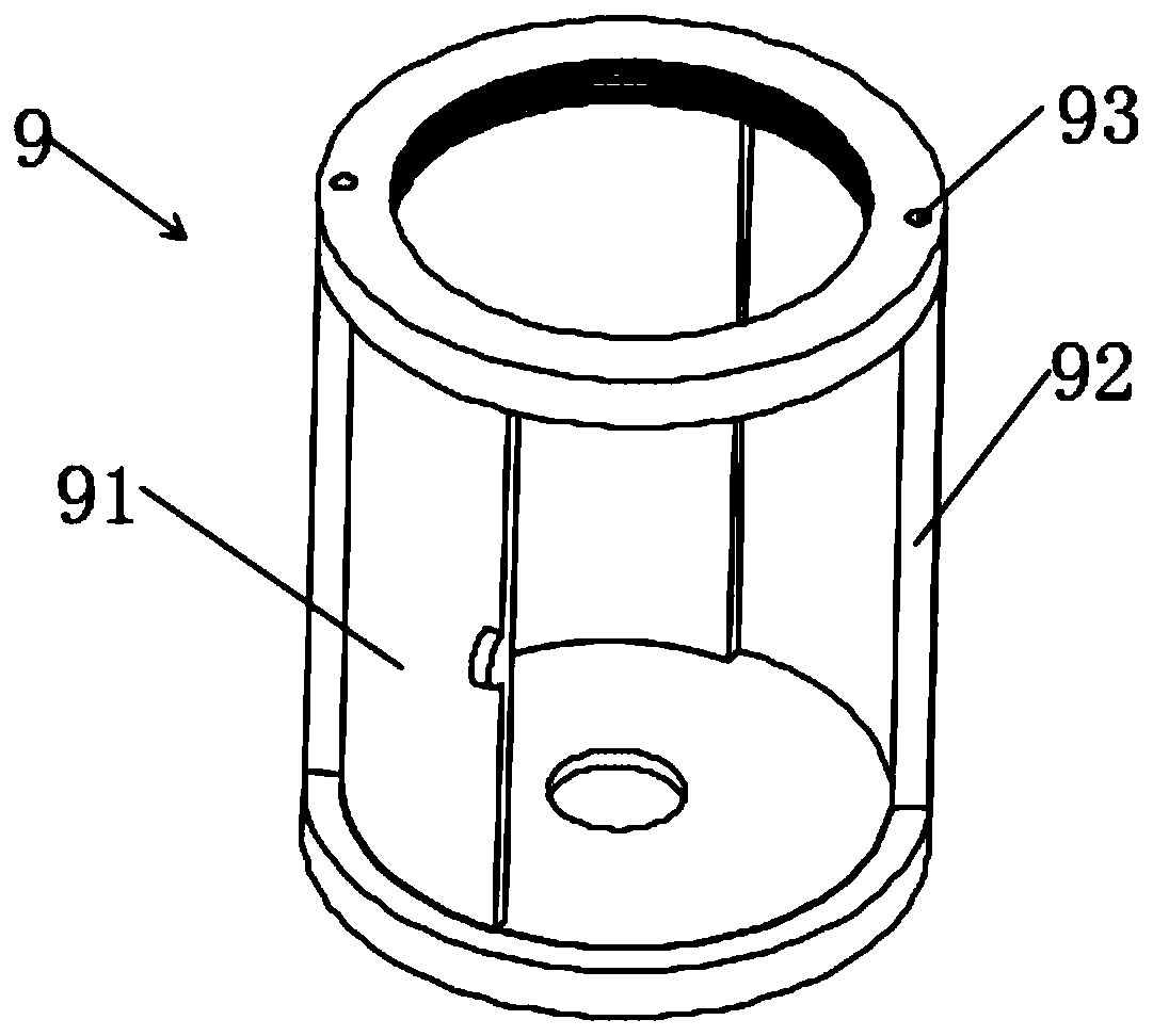 LED bedside lamp capable of adjusting lighting range