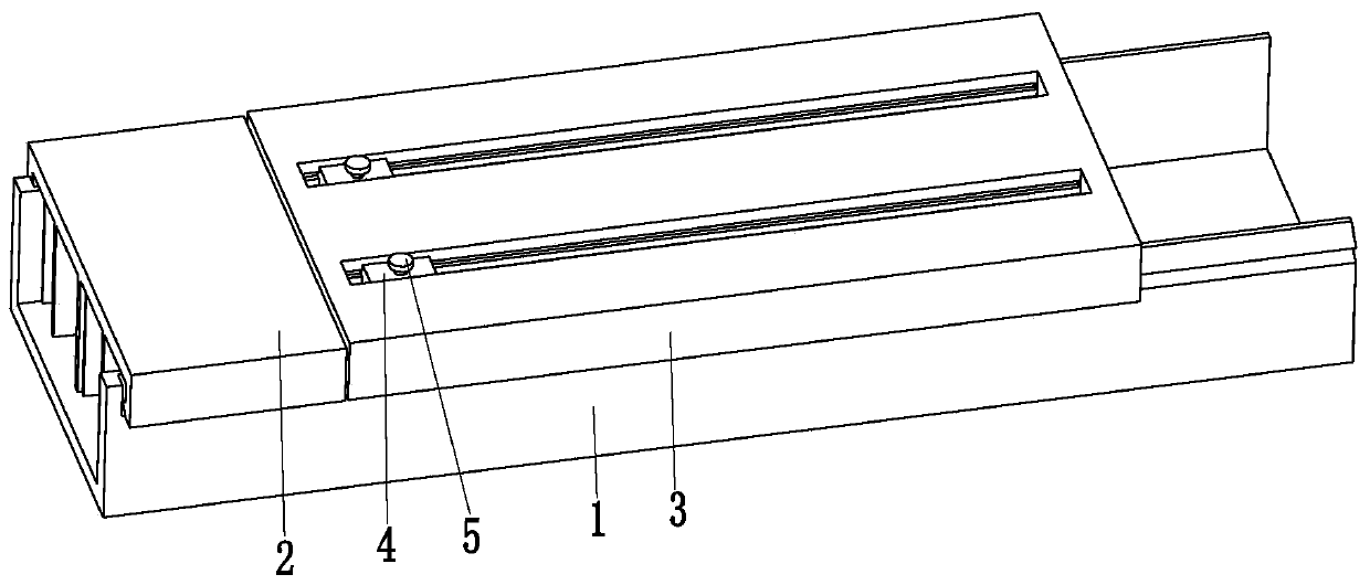 An indoor electrical engineering line wiring installation and construction integrated machine and installation method